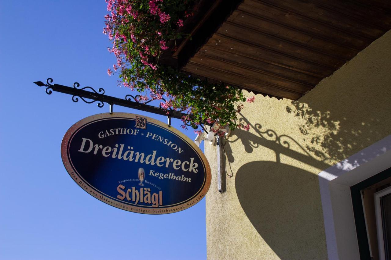 Gasthof Dreilaendereck Schwarzenberg am Bohmerwald Exterior foto